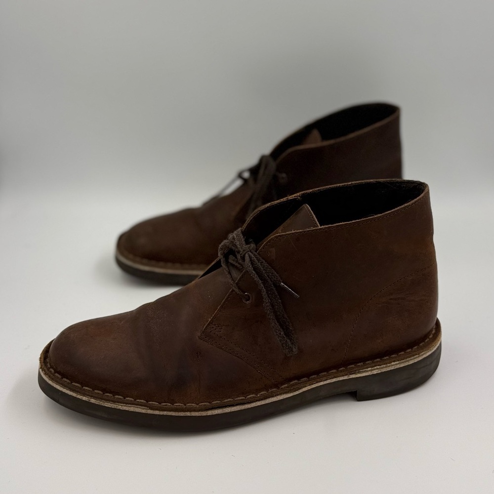 Clarks brown chukka boots men’s size 10 - Picture 6 of 6